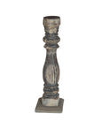 Bougeoir Fani - Teck Recyclé - 13x13x43cm