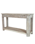 Console Avil - Teck Recyclé - 160x43x89cm