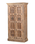 Armoire Riddhi - Teck Recyclé - 79x38x152cm
