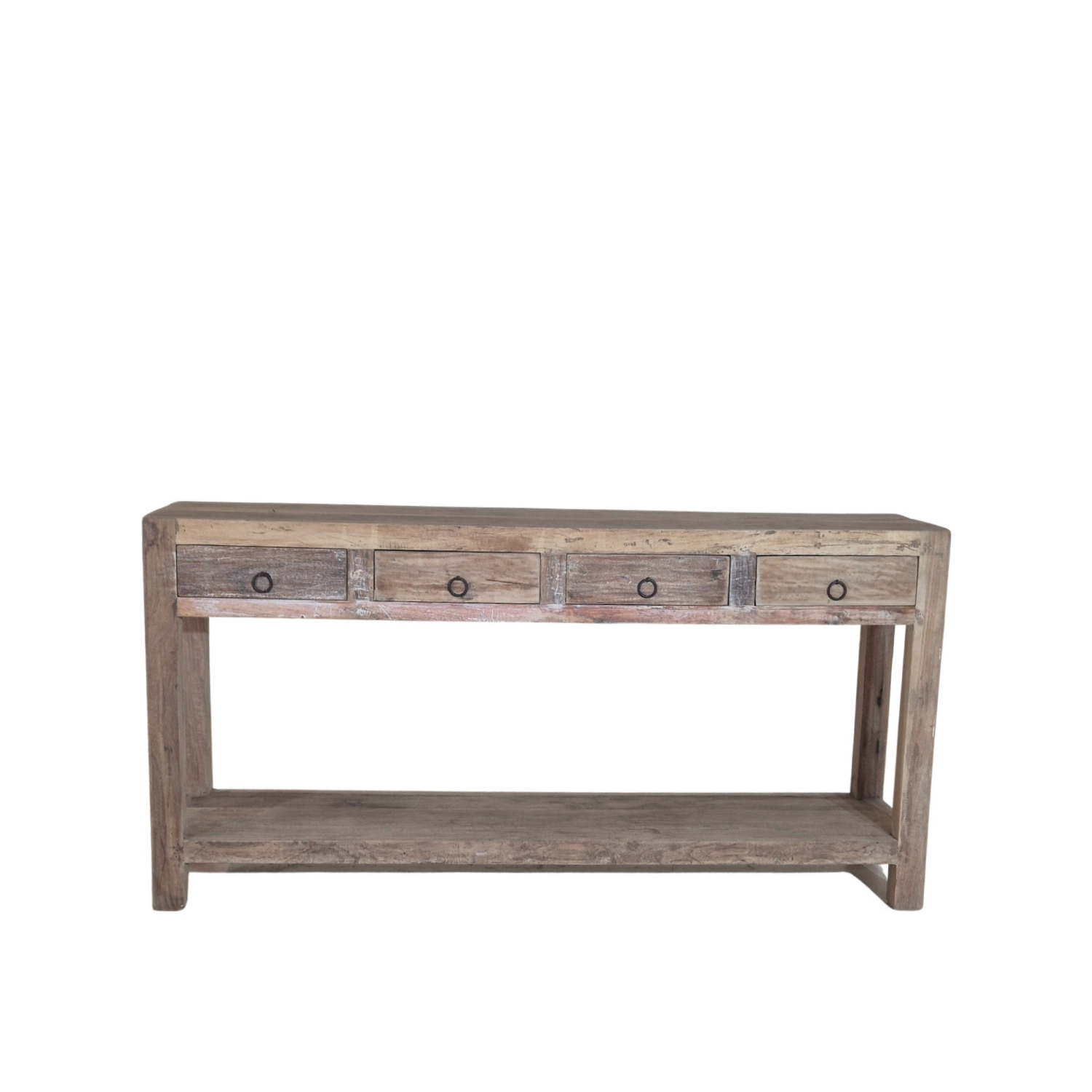 Console Anup - Teck Recyclé - 116x40x81cm