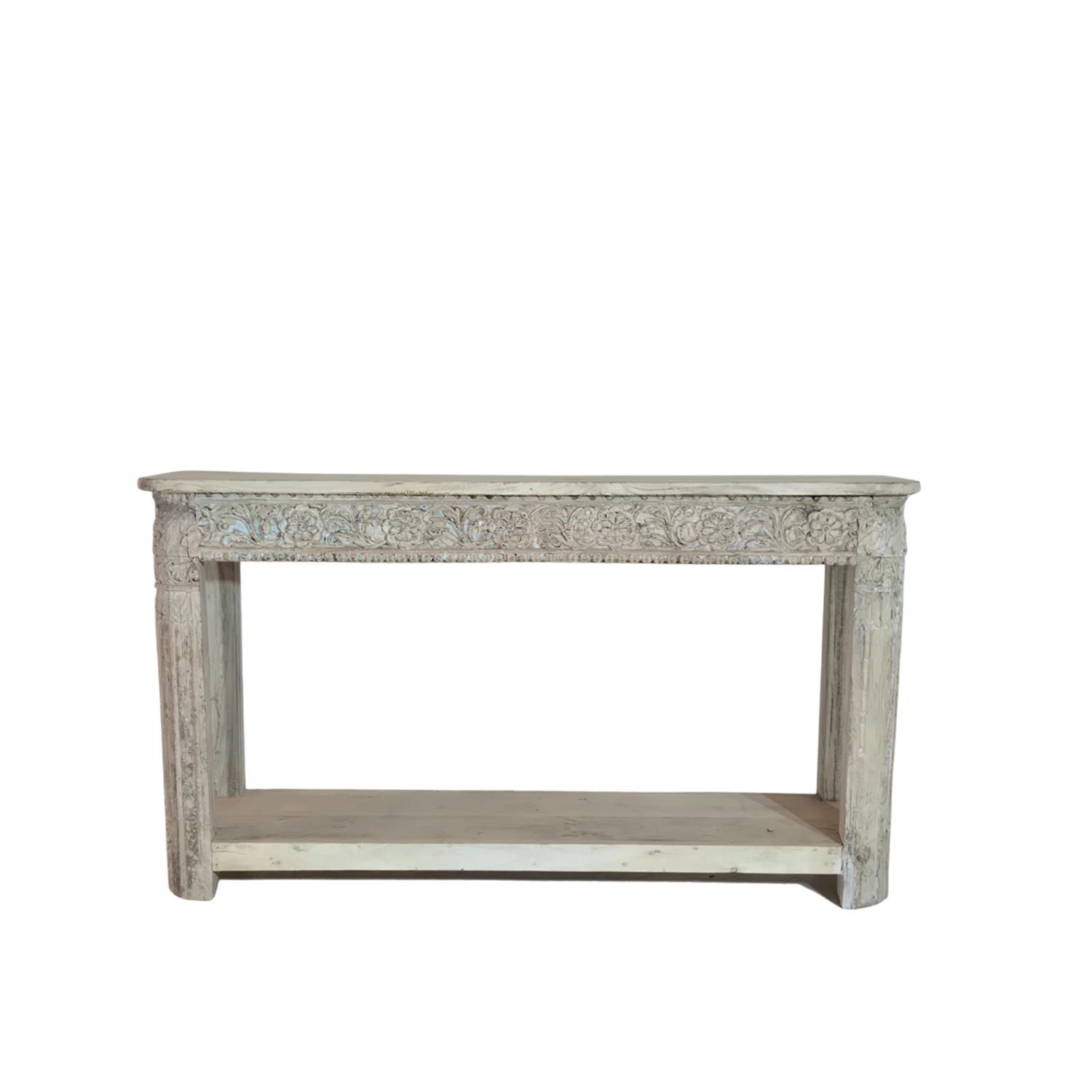 Console Avil - Teck Recyclé - 160x43x89cm