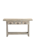 Console Saan - Teck Recyclé - 137x36x86cm