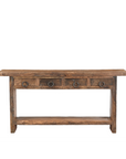 Console Riya - Teck Recyclé - 165x33x84cm