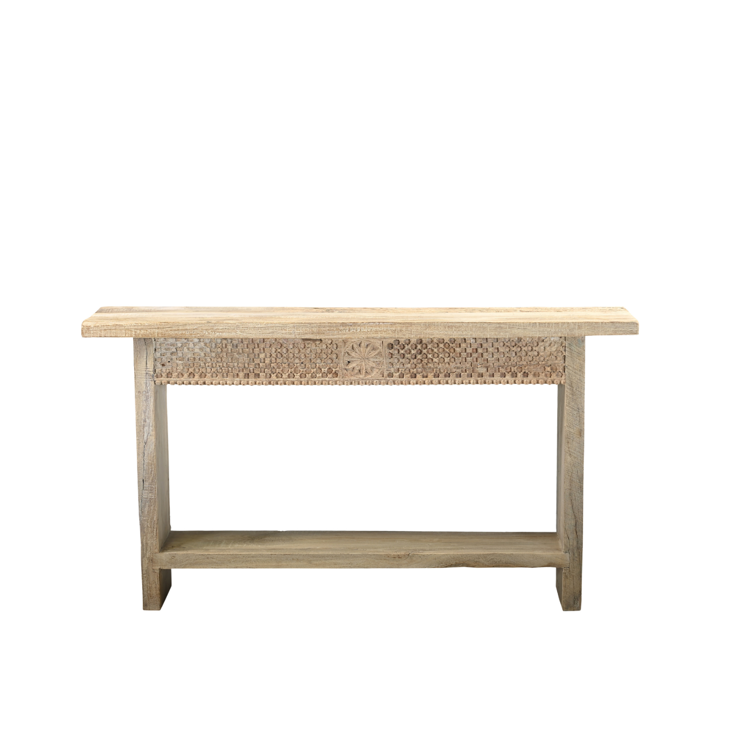 Console Etan - Teck Recyclé - 152x33x84