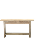 Console Etan - Teck Recyclé - 152x33x84