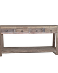 Console Anup - Teck Recyclé - 116x40x81cm