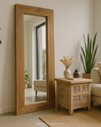 Miroir Orvi - Teck Recyclé - 97x4x194cm