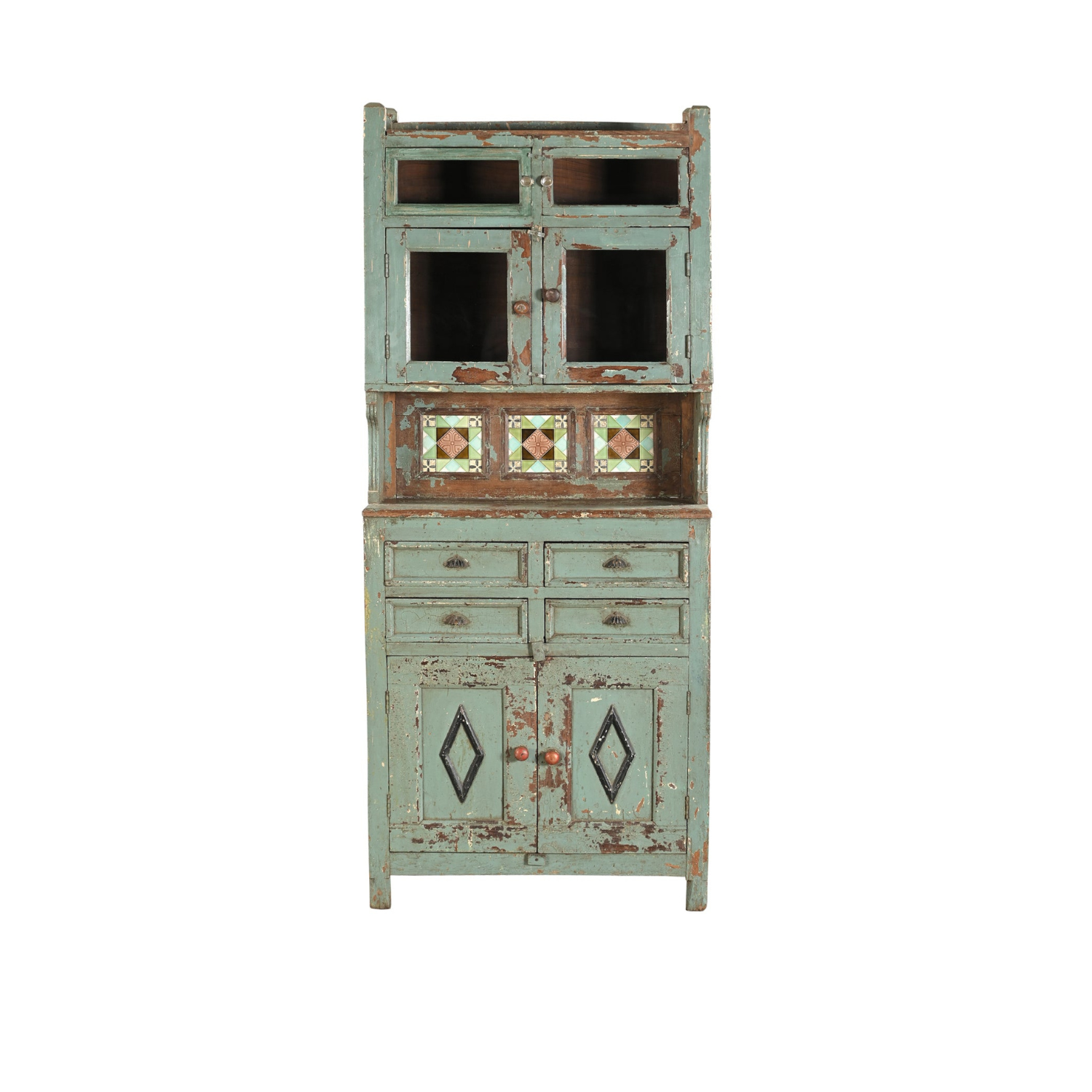 Vaisselier Arno - Teck Recyclé - 76x38x185cm