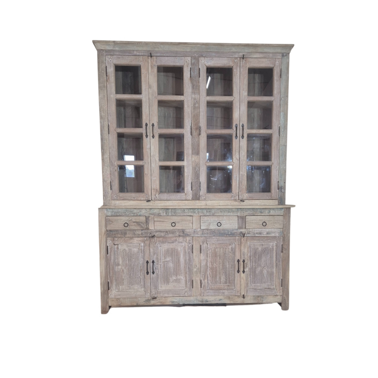 Vaisselier Malor - Teck Recyclé - 180x44x238cm