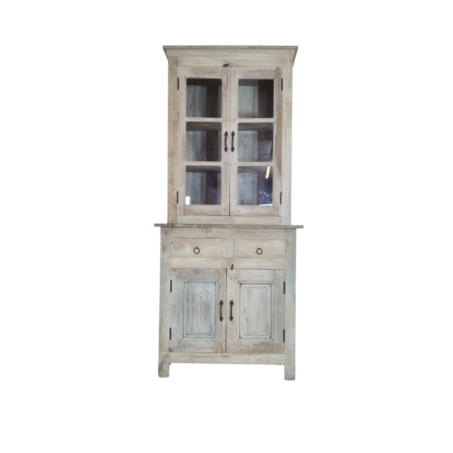 Vaisselier Kona - Teck Recyclé - 95x44x213cm