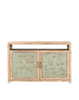 Meuble TV - Teck Recyclé  / Fer - 142x48x91cm -  201234.191