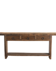 Console Lian - Teck Recyclé - 206x33x91cm