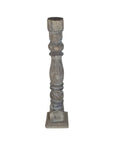 Bougeoir Niva - Teck Recyclé - 13x18x60cm