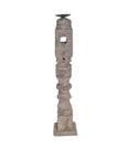 Bougeoir Shan - Teck Recyclé - 12x12x69cm