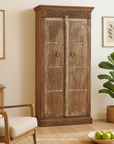 Armoire Pali - Teck Recyclé - 88x38x198cm
