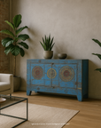 Buffet Amey - Teck Recyclé - 128x40x82cm