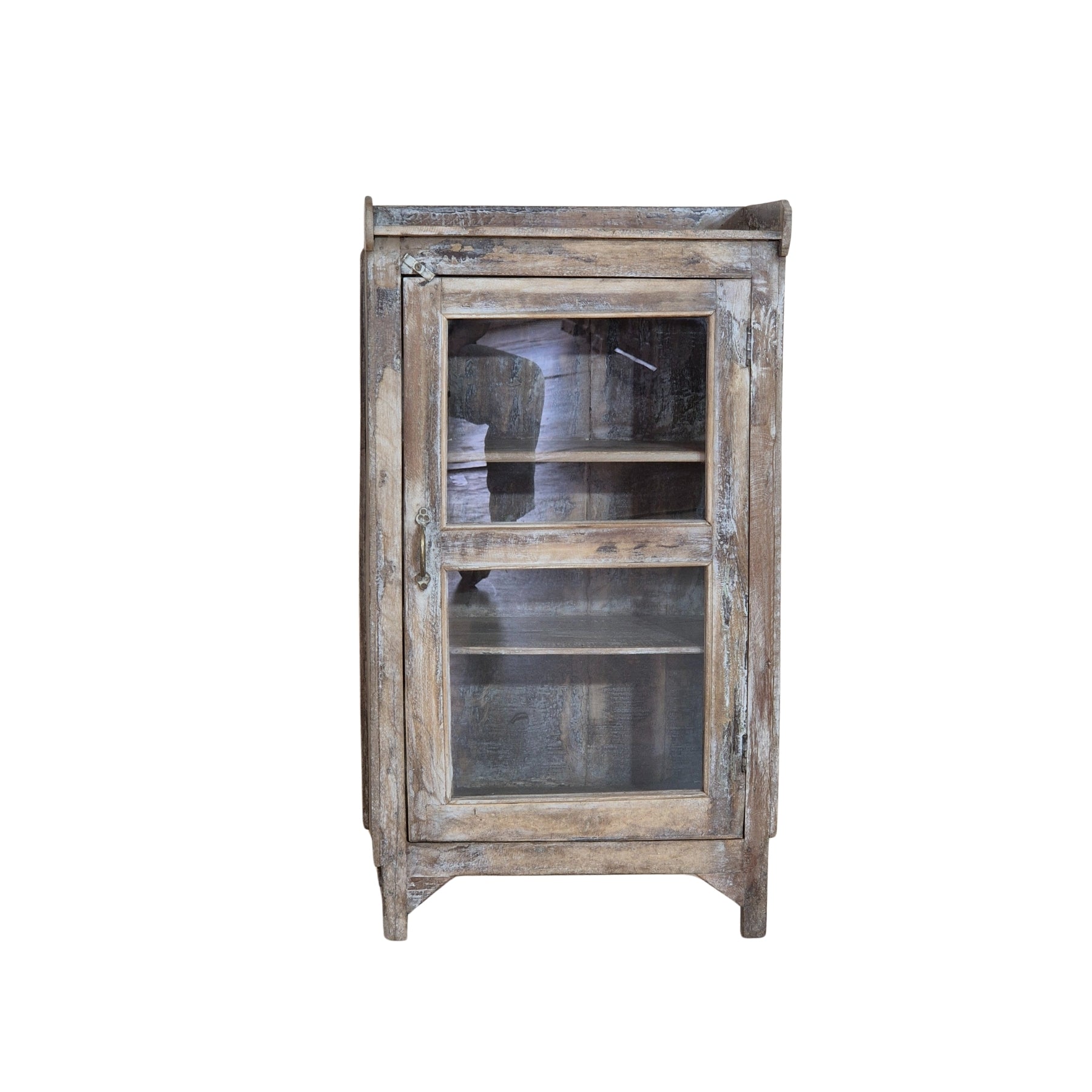 VITRINE Vitrine Teck recyclé 0,53 0,33 0,95