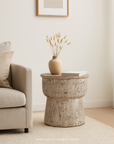 Table basse Avik - Bois - 38x38x39cm
