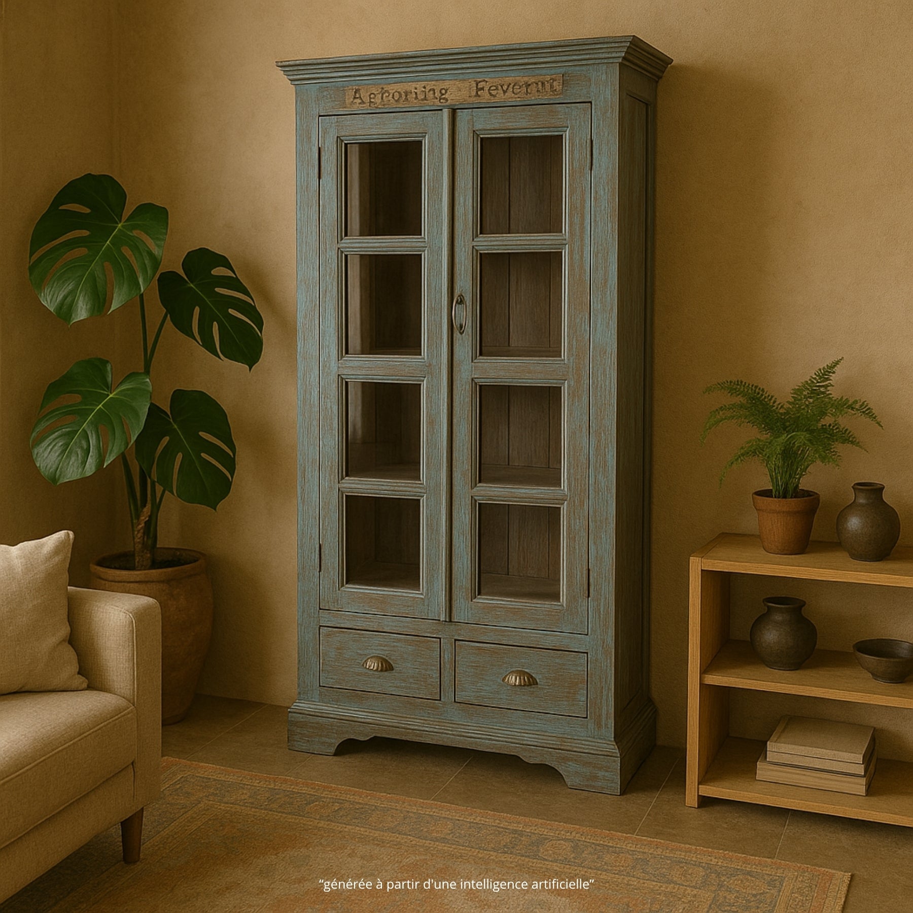 Votre Vitrine 199078.175 authentique au meilleur prix. Meubles indiens design et uniques. En stock.