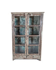 VITRINE 2P 2T Vitrine Teck recyclé 0,96 0,36 1,52