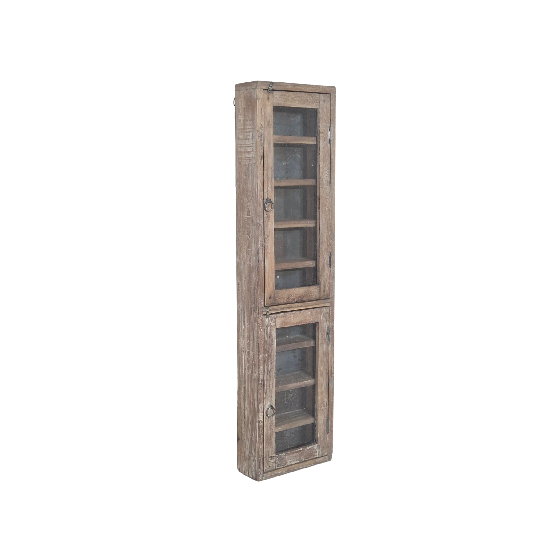 PETITE VITRINE Vitrine Teck recyclé 0,32 0,12 1,23