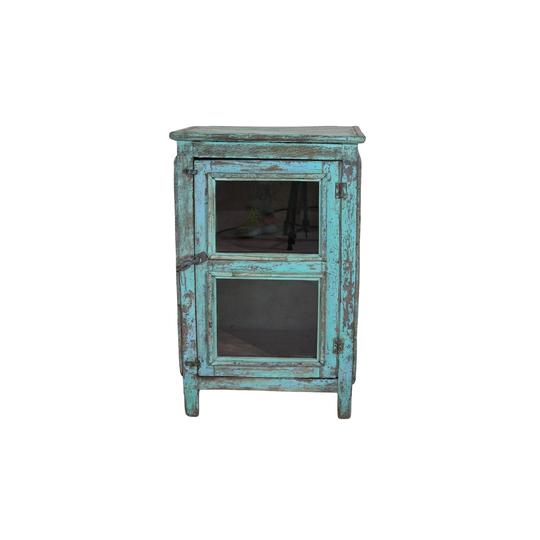 PETIT MEUBLE Vitrine Teck recyclé 0,51 0,41 0,79
