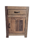 Table de chevet Pari - Teck Recyclé - 45x30x65cm