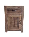Table de chevet Ilyan - Teck Recyclé - 45x30x65cm