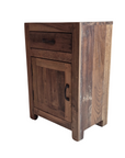 Table de chevet Ilyan - Teck Recyclé - 45x30x65cm