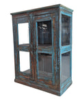 Vitrine Daru - Teck Recyclé - 89x46x114 cm