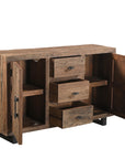 Buffet Surya - Vieux Bois - 150x40x90cm
