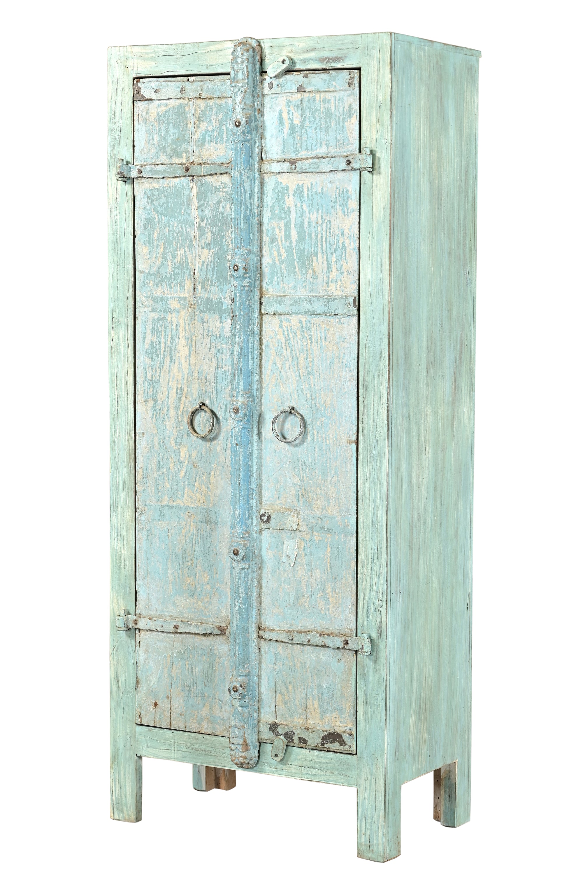 Armoire Rehan - Teck Recyclé - 81x38x173cm