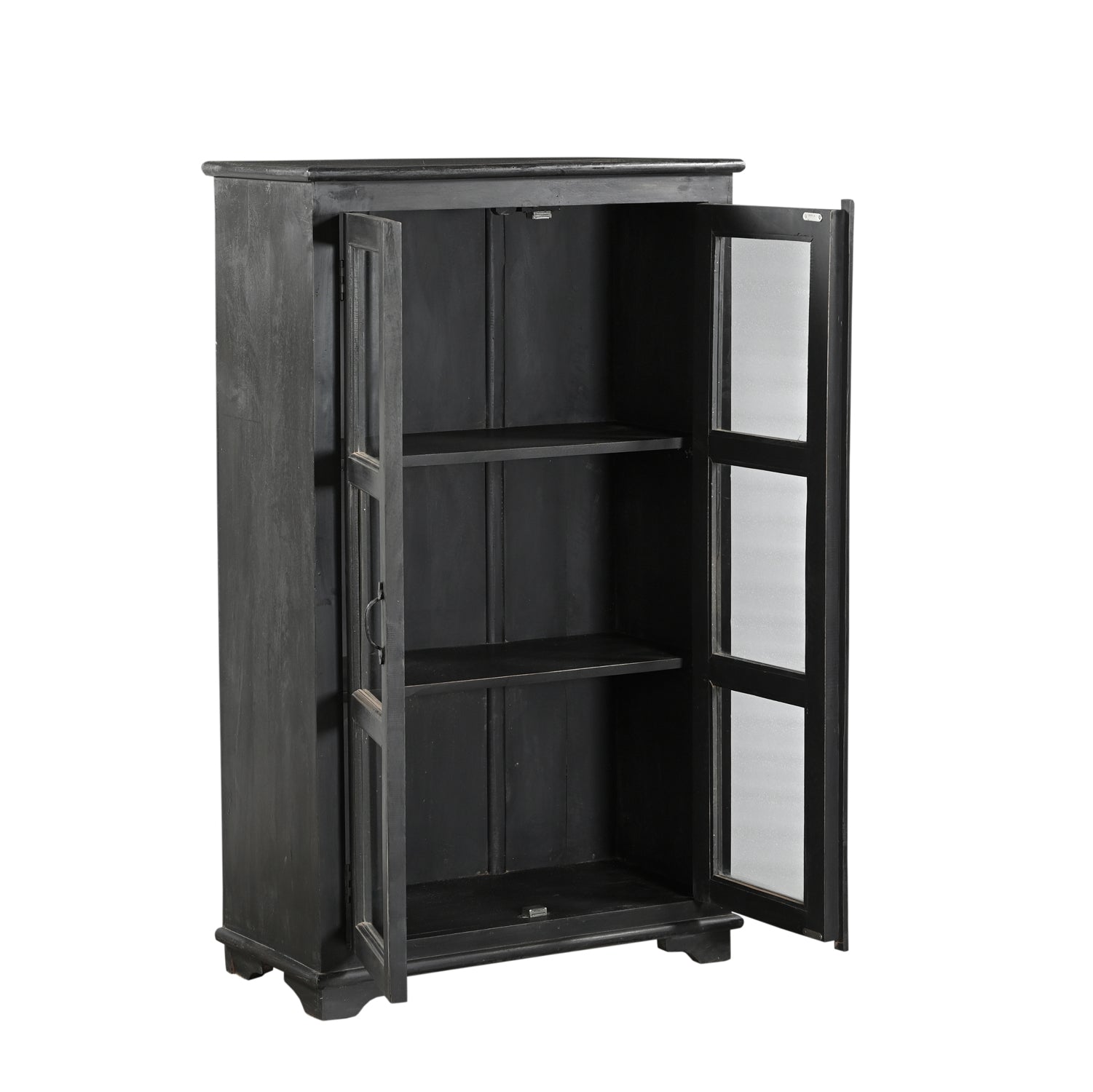 Vitrine Charvi - Teck Recyclé - 81x43x109cm