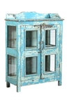 Vitrine Yuvin - Teck Recyclé - 81x41x114 cm