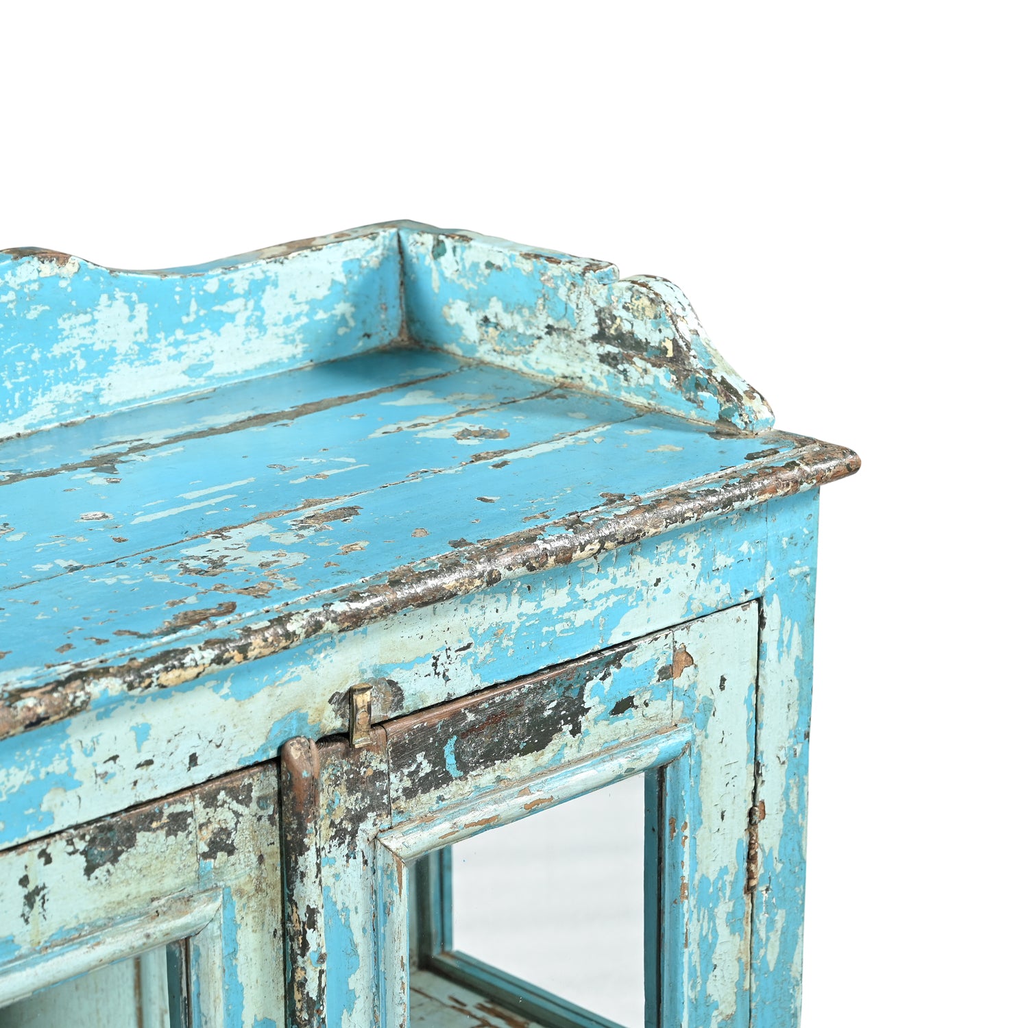 Vitrine Yuvin - Teck Recyclé - 81x41x114 cm