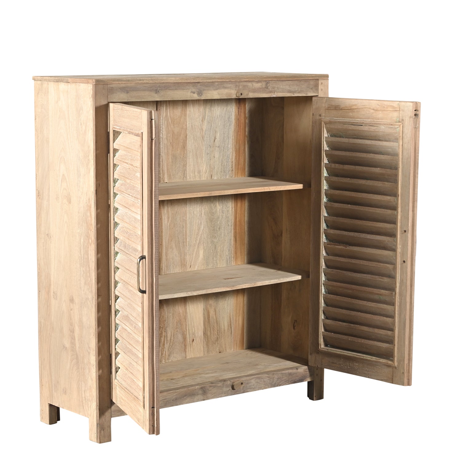 Armoire Kanti - Teck Recyclé - 110x42x132cm