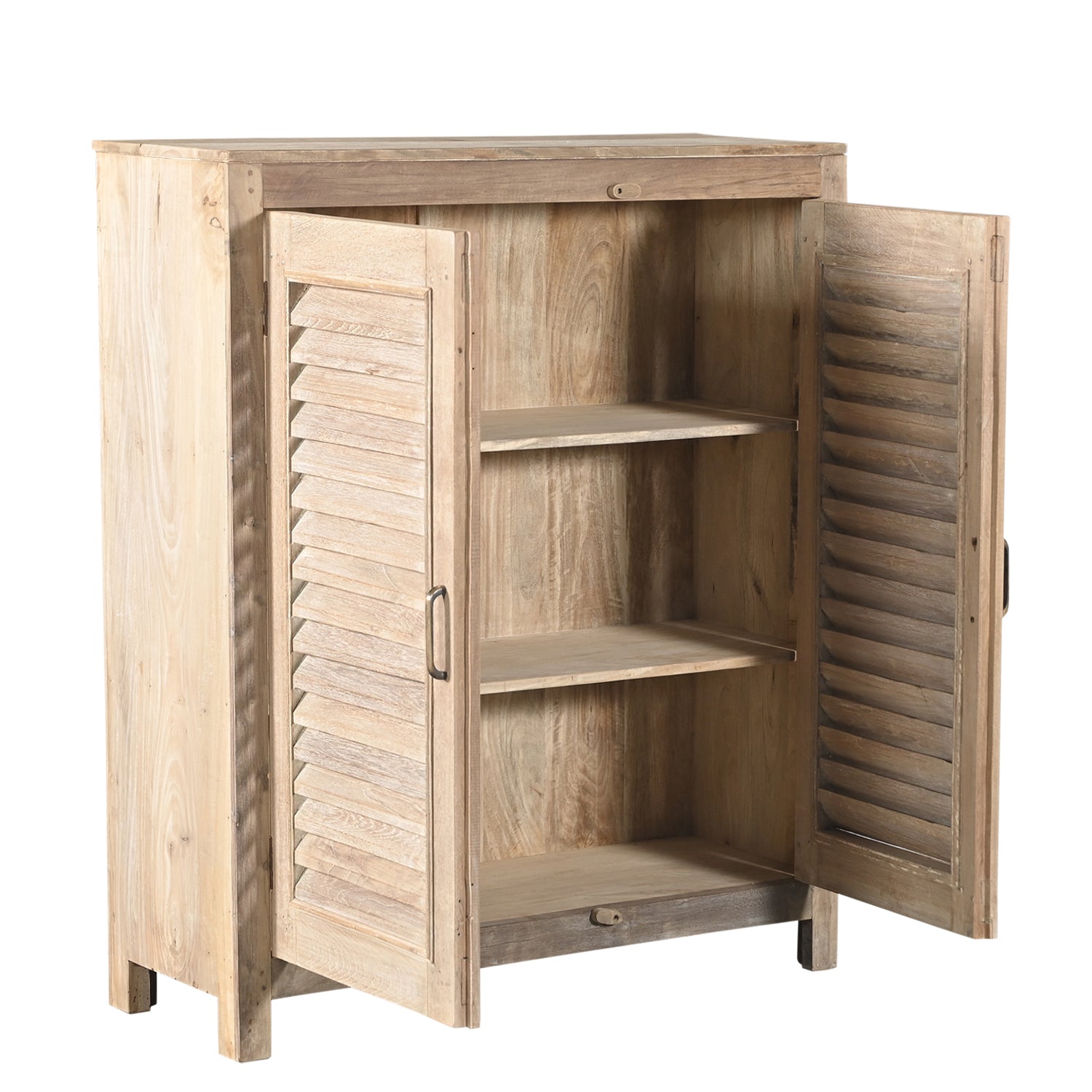 Armoire Griha - Teck Recyclé - 110x42x132cm