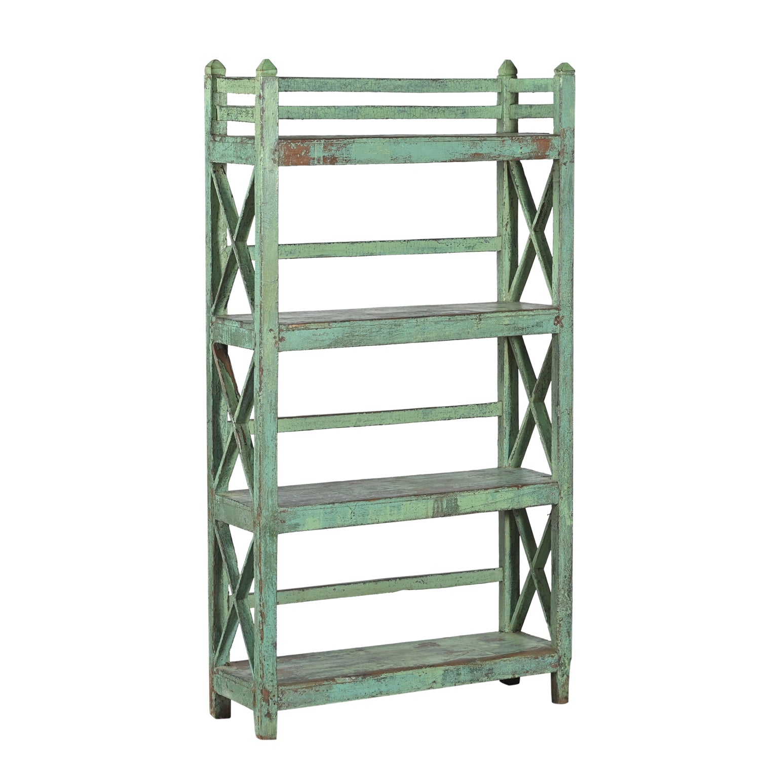 Etagère Vibhav - Teck Recyclé - 90x30x167cm