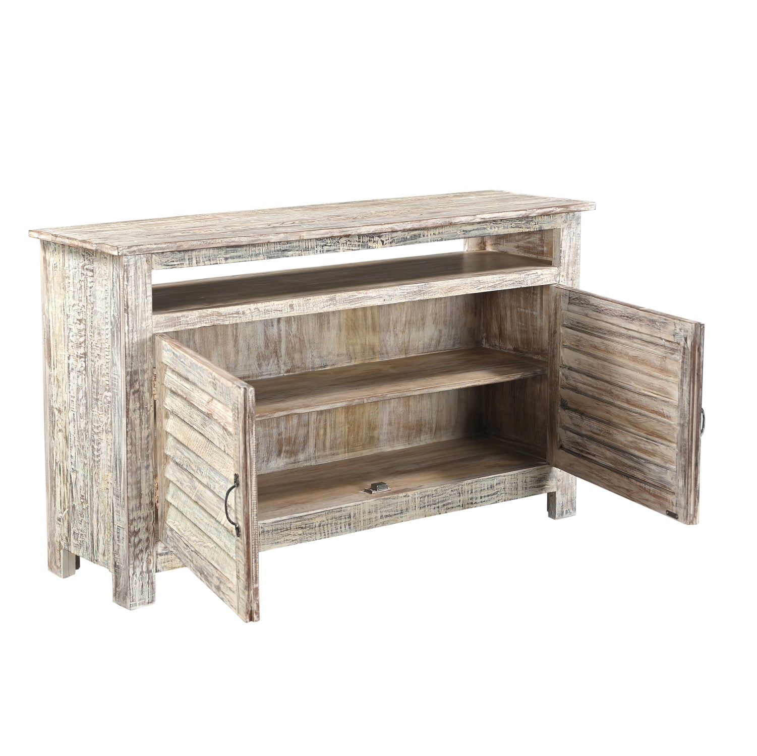 Buffet Ritesh - Teck Recyclé - 150x41x84cm