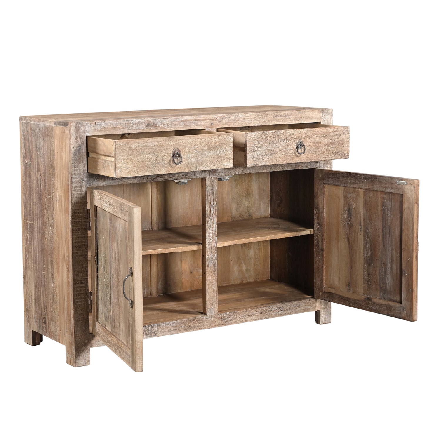 Buffet Tarun - Teck Recyclé - 119x41x86 cm