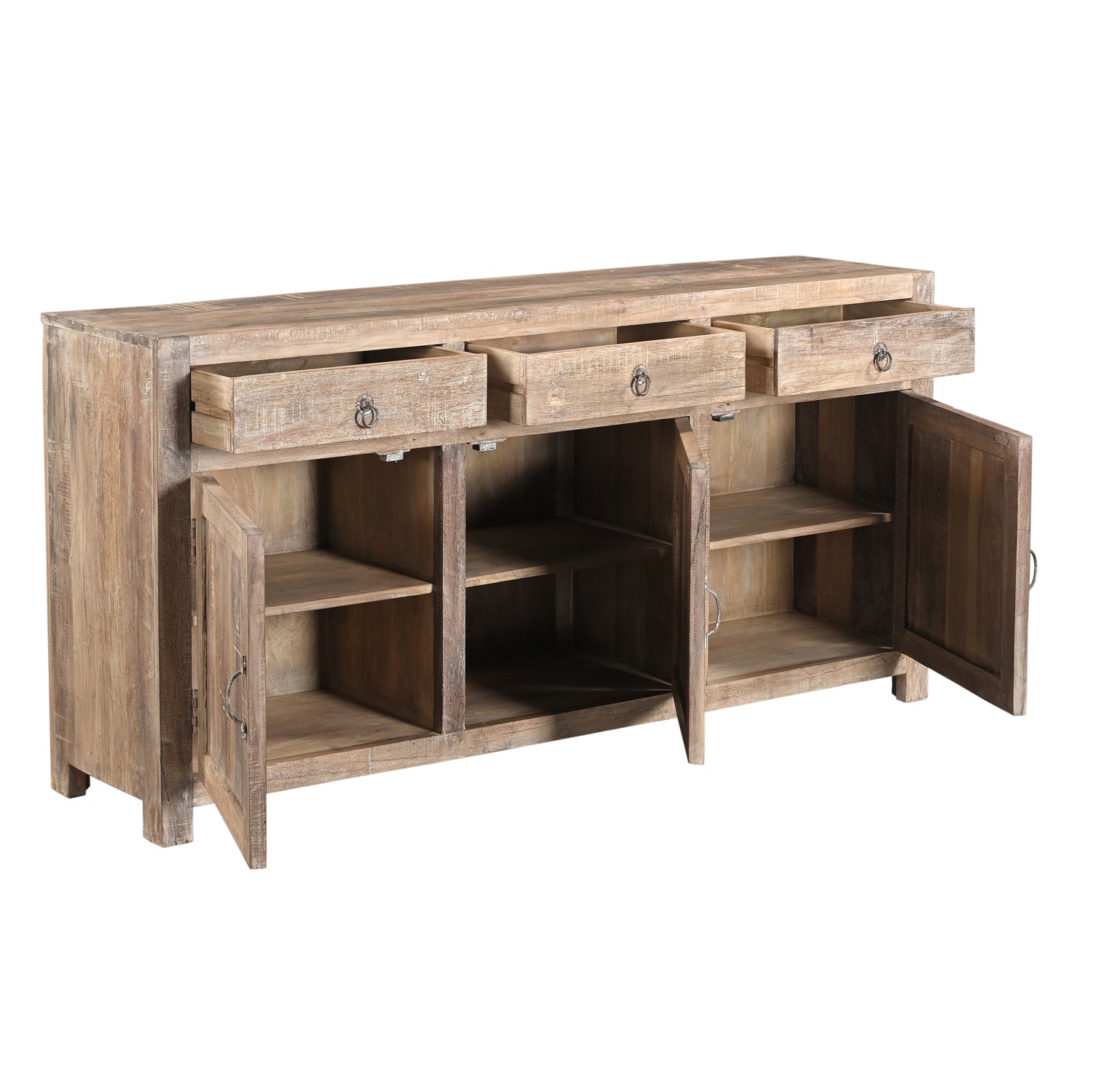 Buffet Myra - Teck Recyclé - 178x41x86cm