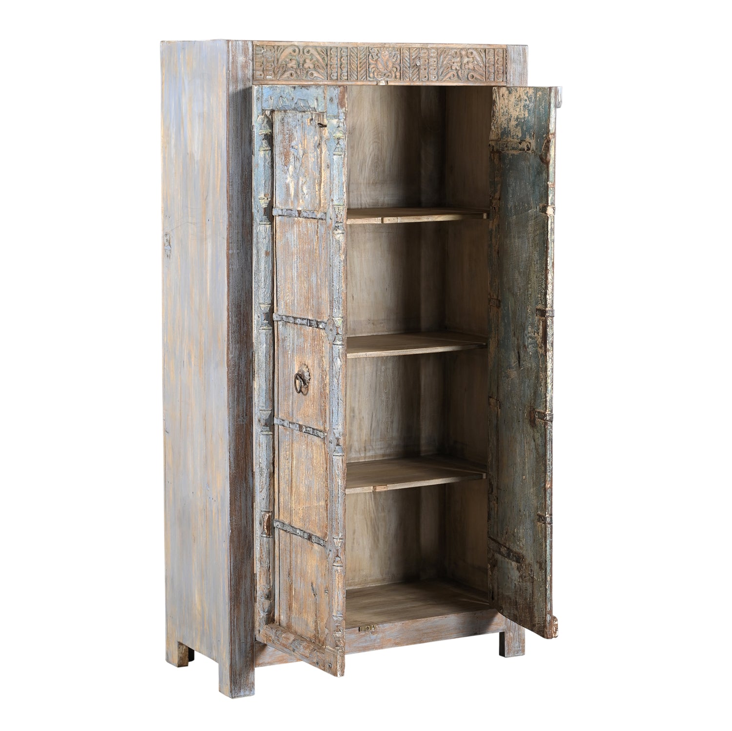 Armoire Veena - Teck Recyclé - 94x41x175cm
