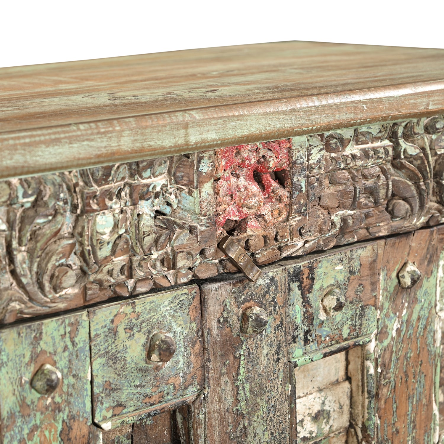 Buffet Lavanya - Teck Recyclé - 102x51x99cm