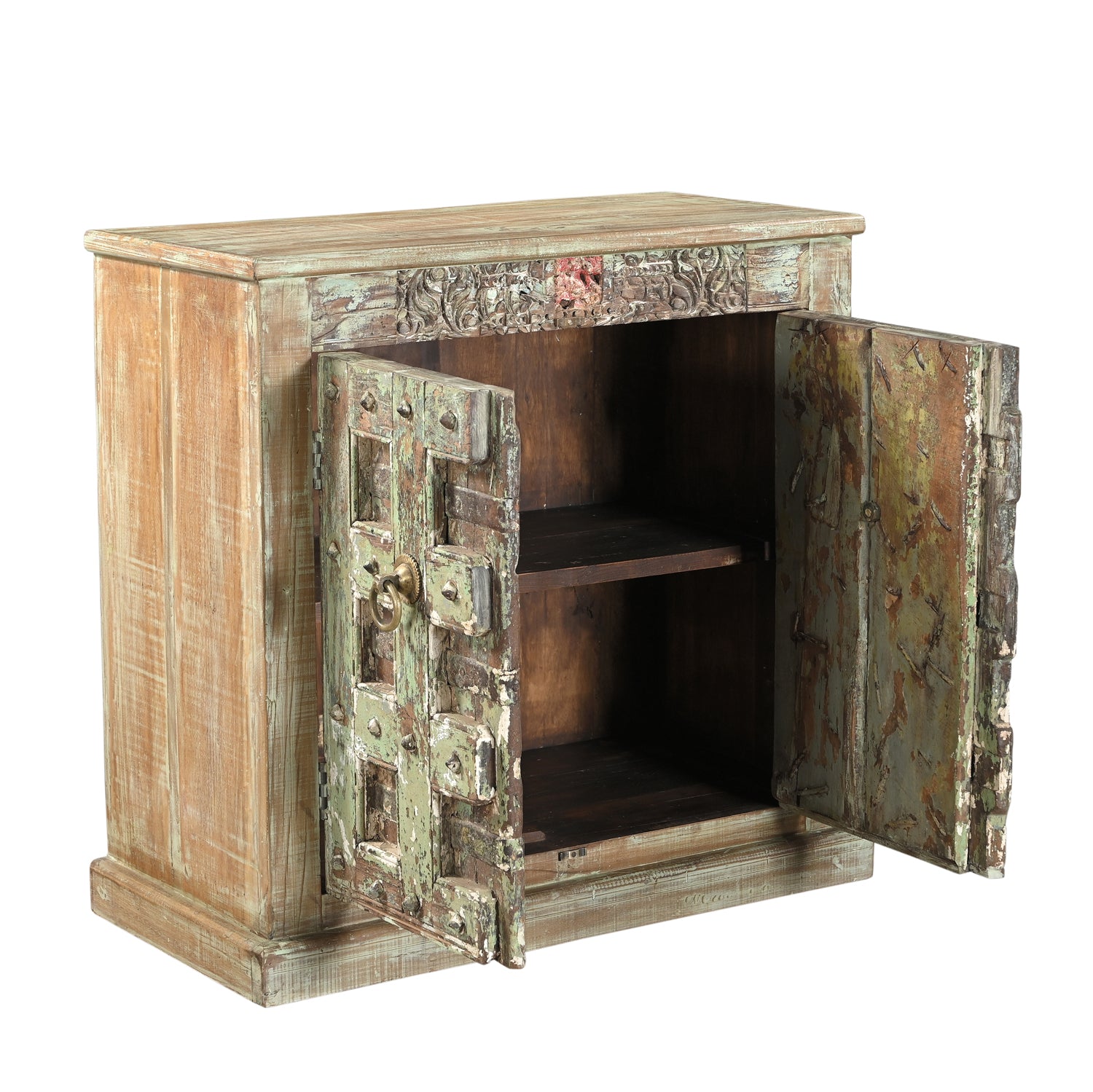 Buffet Lavanya - Teck Recyclé - 102x51x99cm