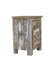 Chevet Lavi - Teck Recyclé - 44x35x61cm
