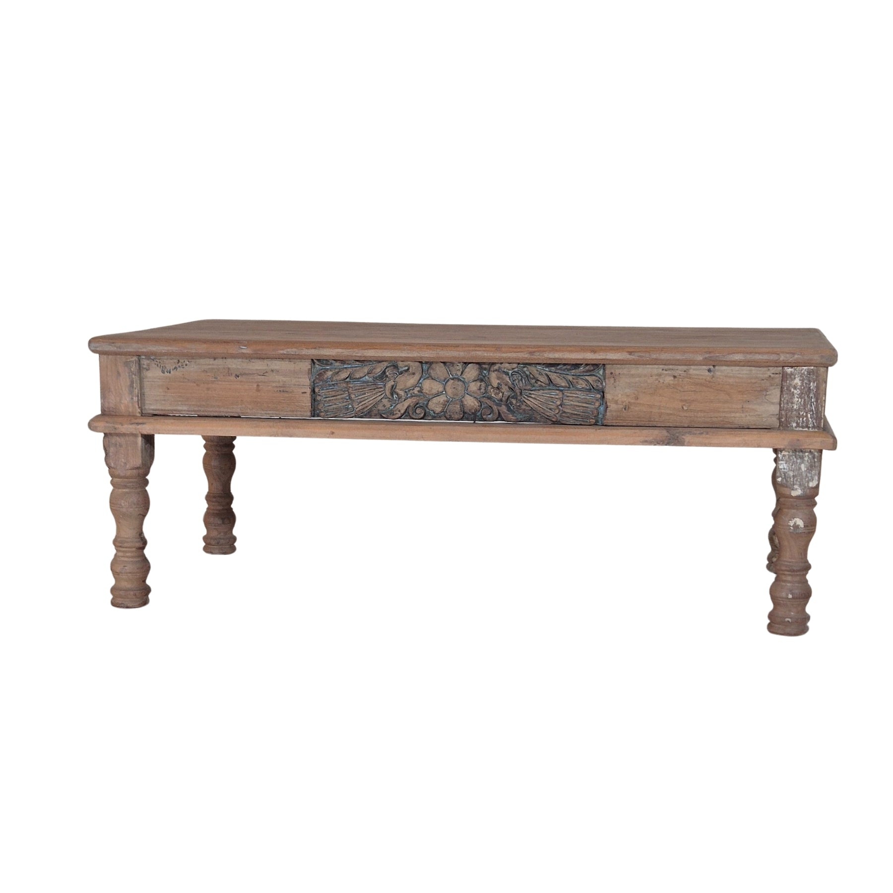 Table basse Ekar - Teck Recyclé - 125x64x47cm