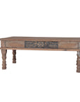 Table basse Ekar - Teck Recyclé - 125x64x47cm