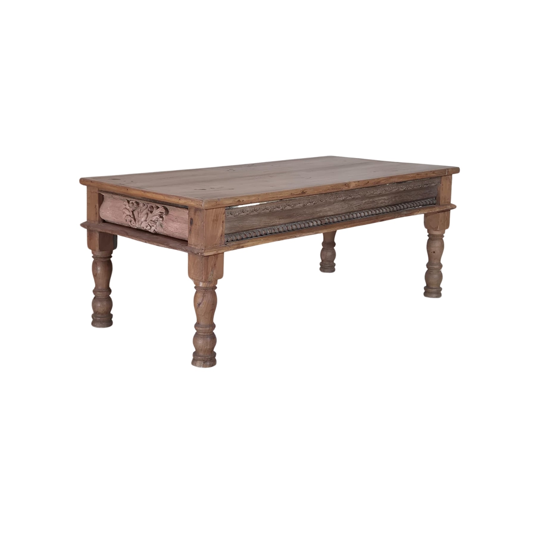 Table basse Tiru - Teck Recyclé - 118x63x48cm