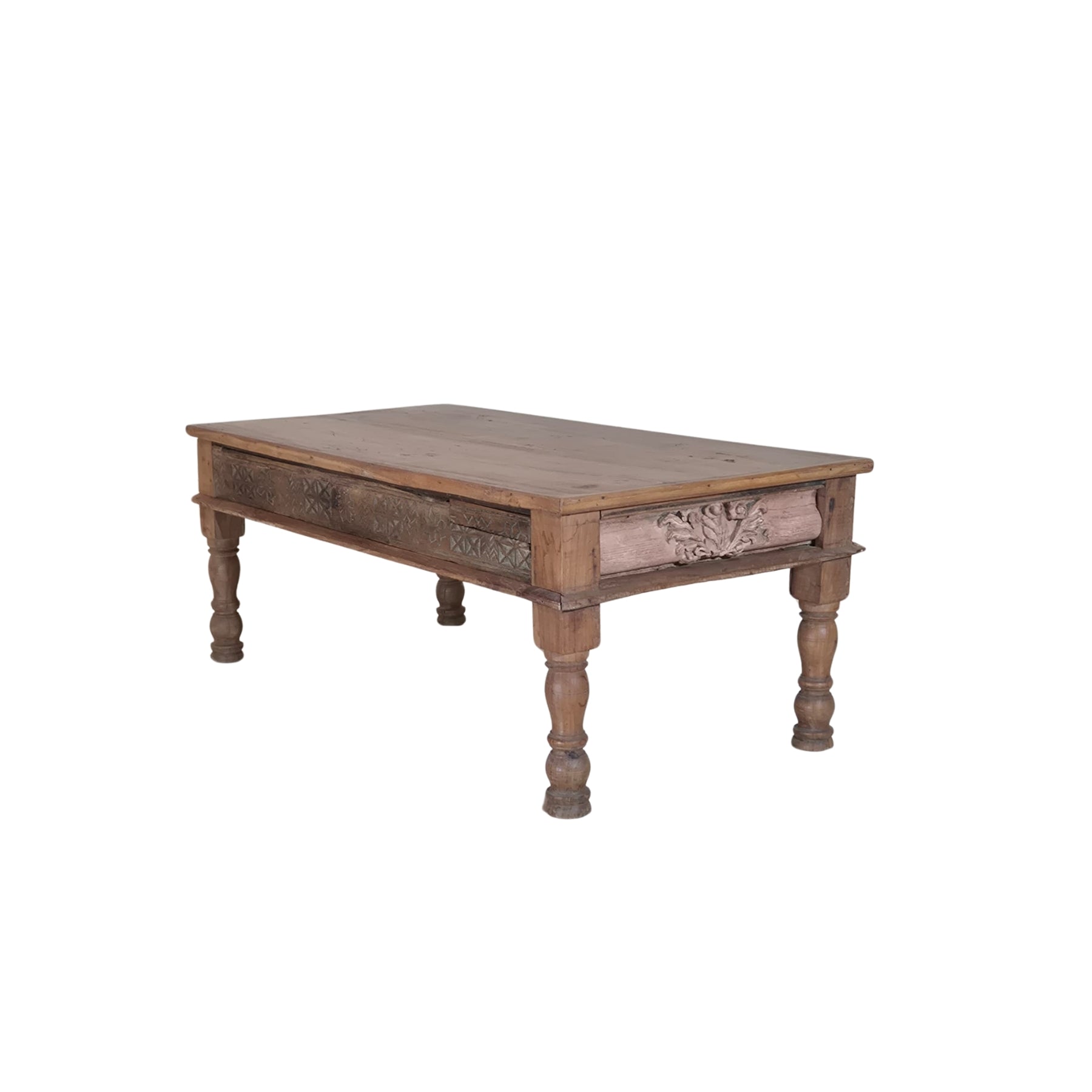 Table basse Tiru - Teck Recyclé - 118x63x48cm