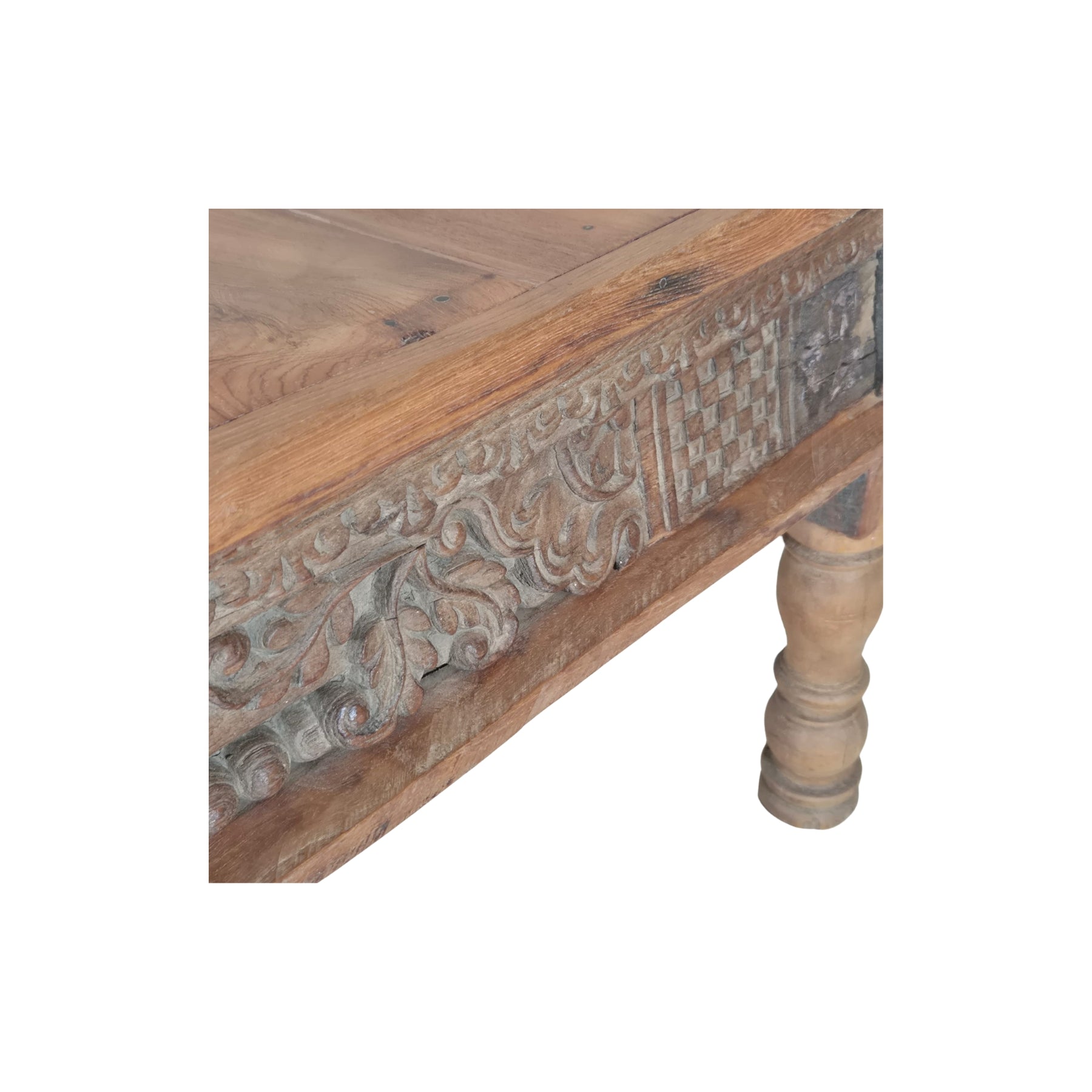 Table basse Tiru - Teck Recyclé - 118x63x48cm